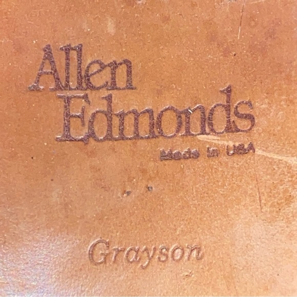 Allen Edmonds "GRAYSON" Men's Black Leather Tassel Loafers Size 10.5 - Picture 5 of 11